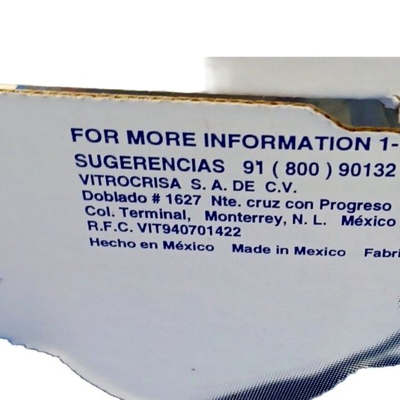 Crisa Vintage Set of 4 Made in Mexico Parrot Tropical 16 oz Drinking Glasses - Picture 7 of 7